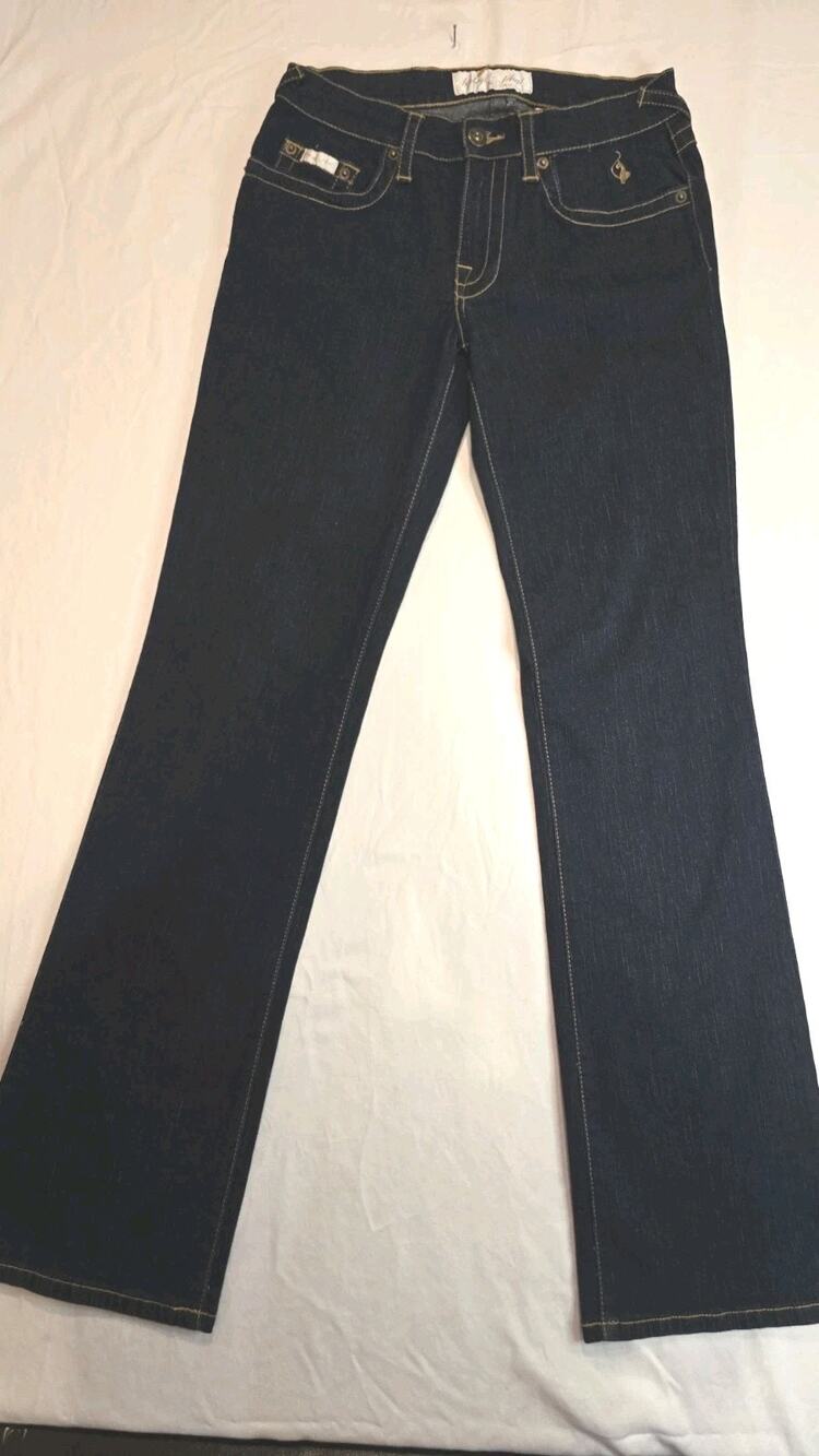 Baby Phat Women's Dark Denim Boots Cut Sz. 3